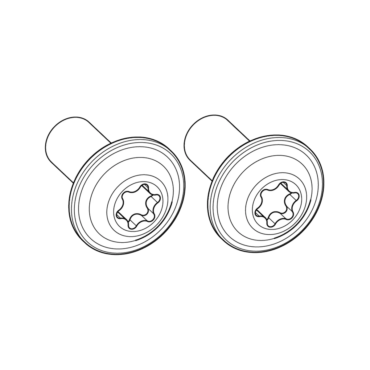 Bosch Screw set PowerMore 250 (BBP362Y) - EB1210005K - Image 2