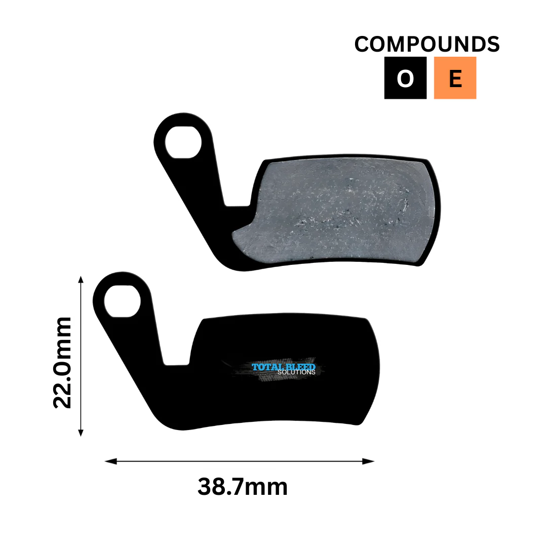 Clarks Skeletal SX EXO Disc Brake Pads by TBS