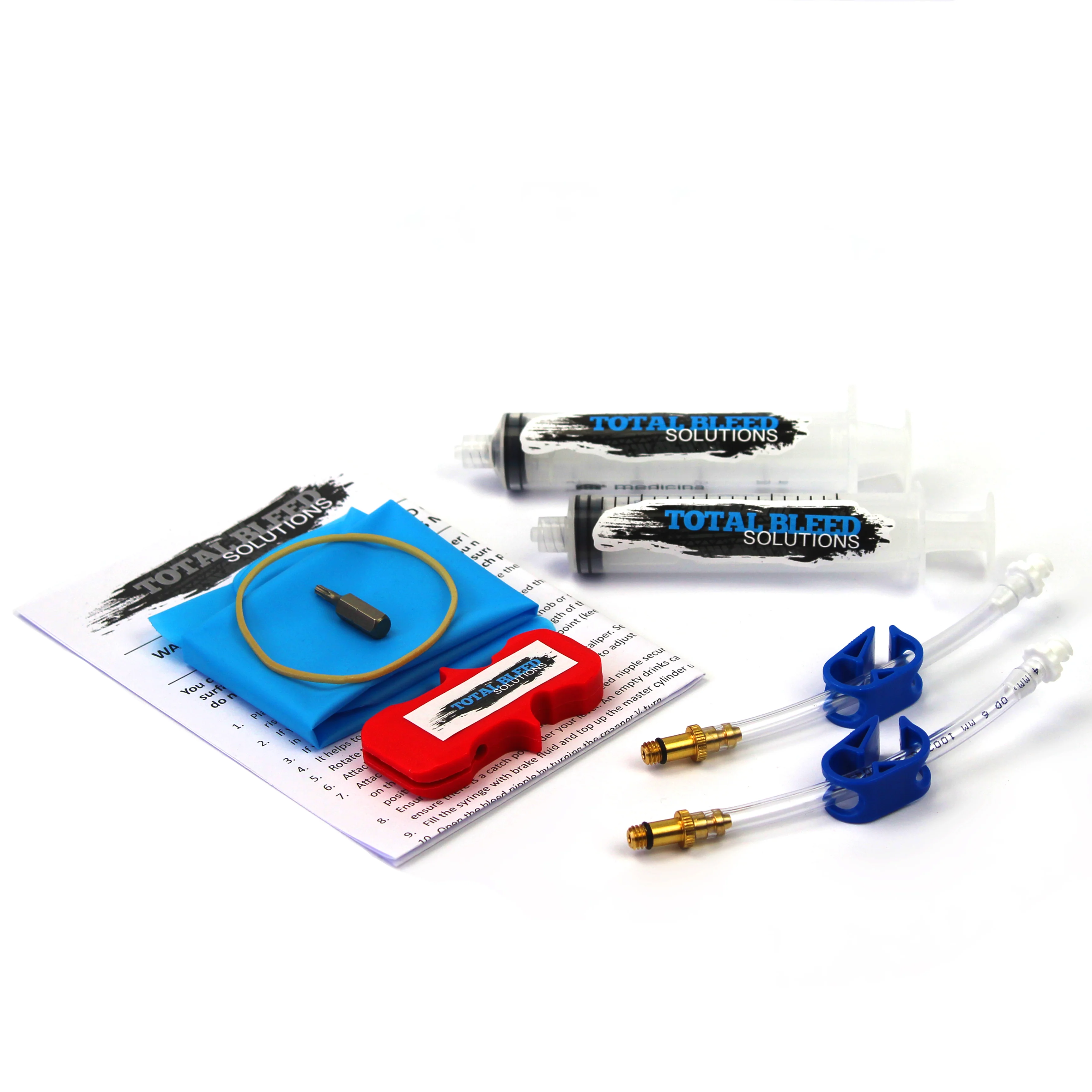 TBS Bleed Kit For Formula With Optional 100ml Mineral or DOT Fluid - Image 3