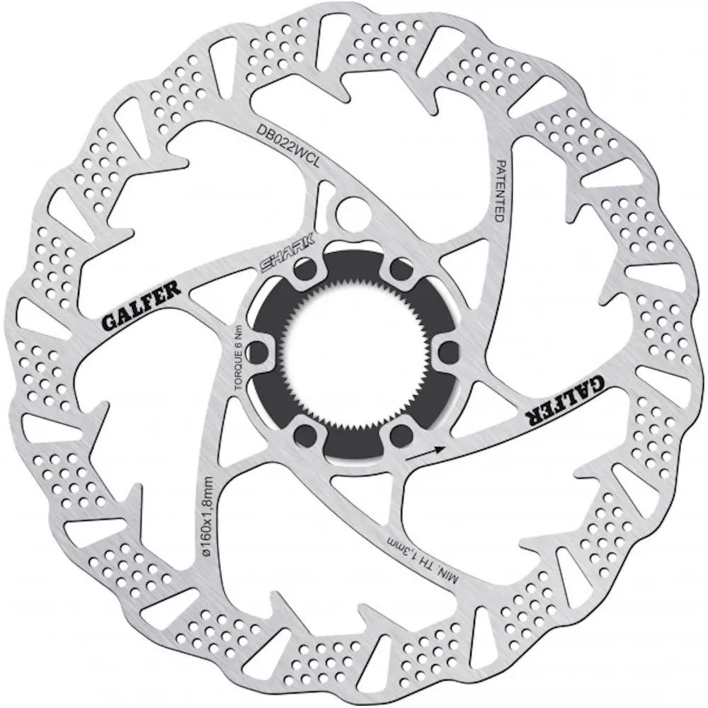 Galfer Shark Disc Rotor Thick Centre lock All Sizes 160 180 200 223mm - Image 3