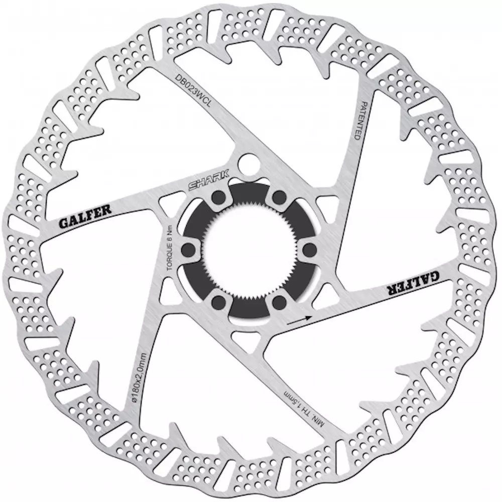 Galfer Shark Disc Rotor Thick Centre lock All Sizes 160 180 200 223mm - Image 4