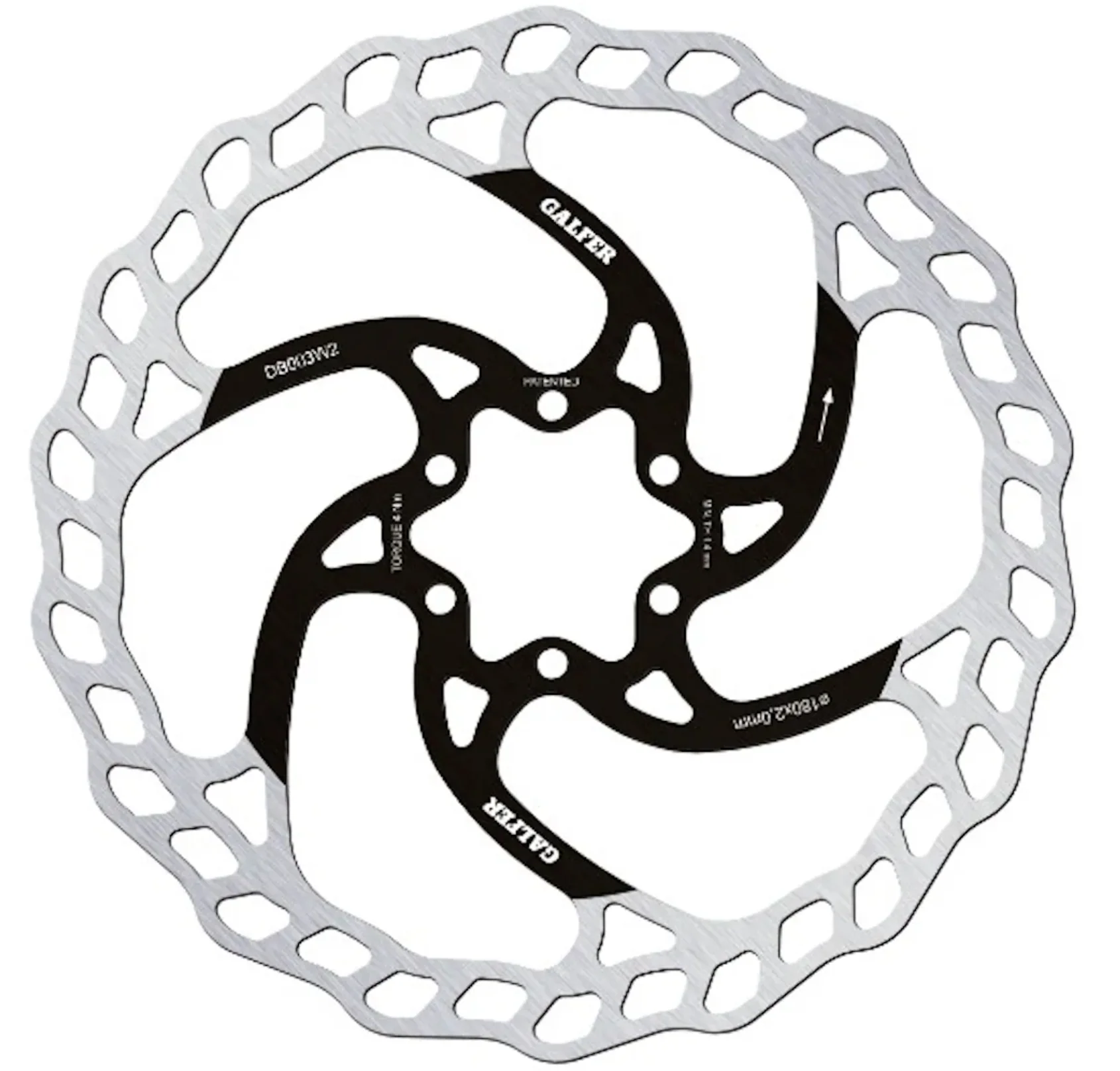 Galfer Wave Disc Rotor 6 Bolt. All Sizes 160 180 200 203 223mm - Image 7