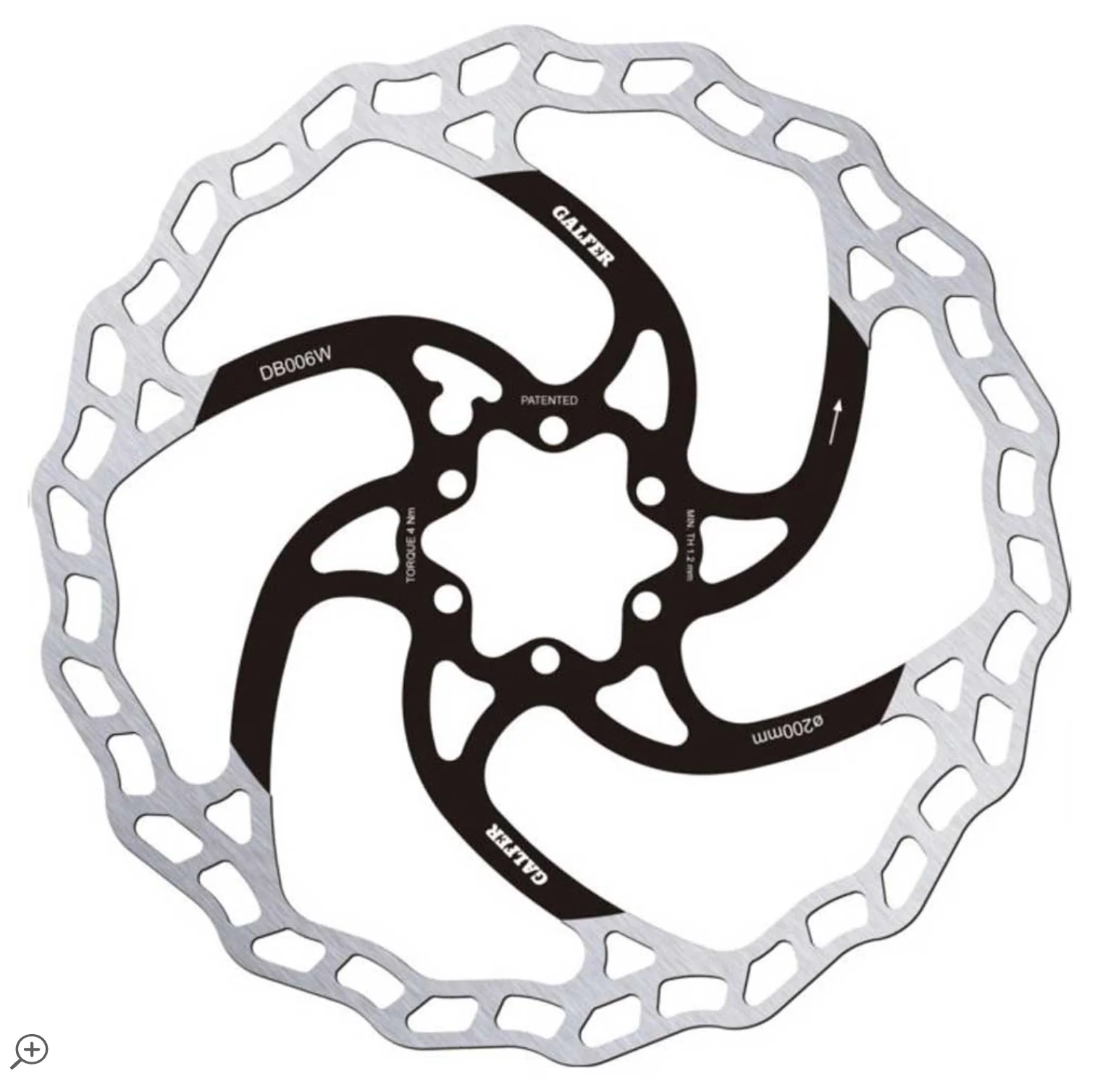 Galfer Wave Disc Rotor 6 Bolt. All Sizes 160 180 200 203 223mm - Image 8