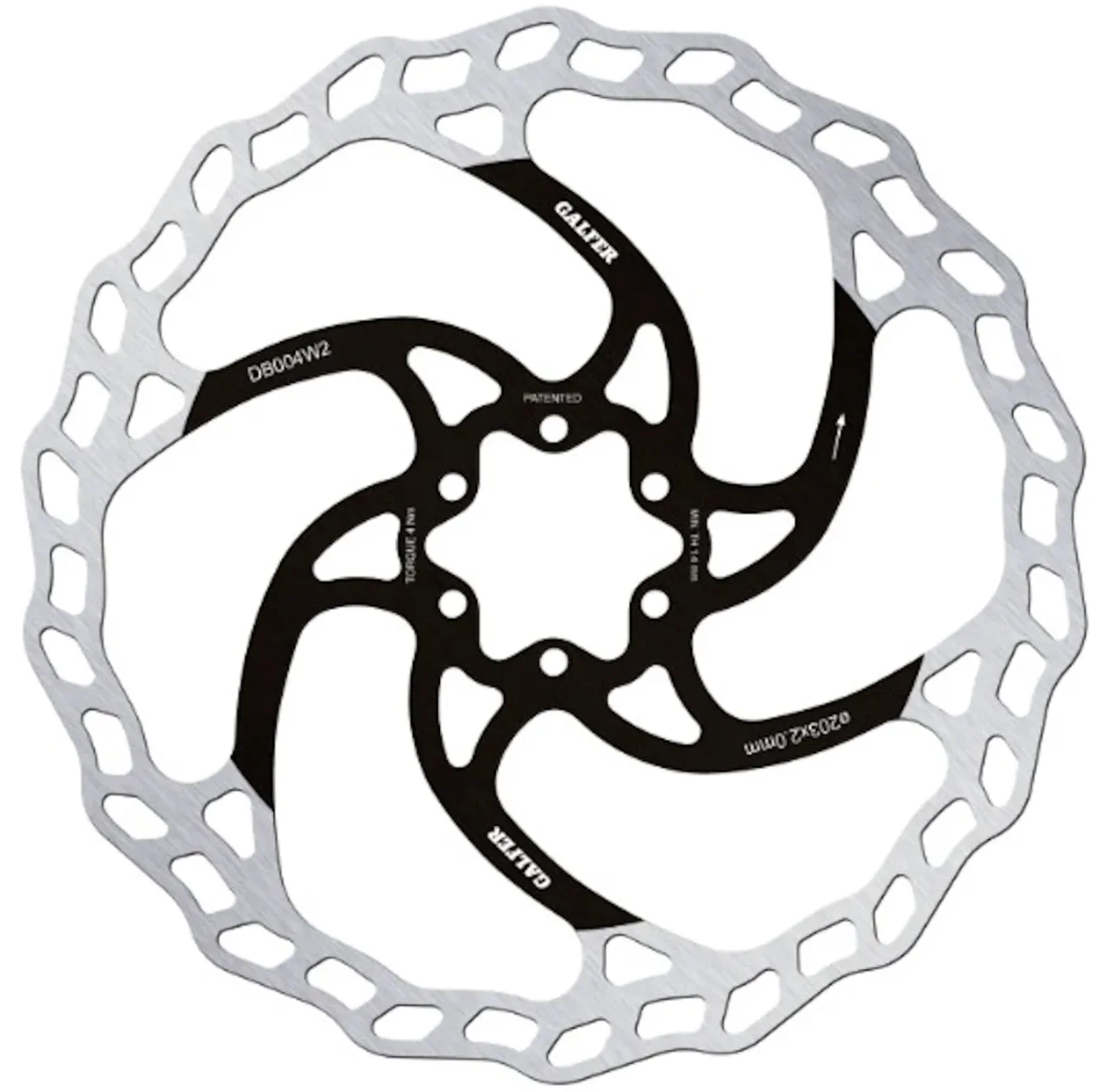 Galfer Wave Disc Rotor 6 Bolt. All Sizes 160 180 200 203 223mm - Image 9