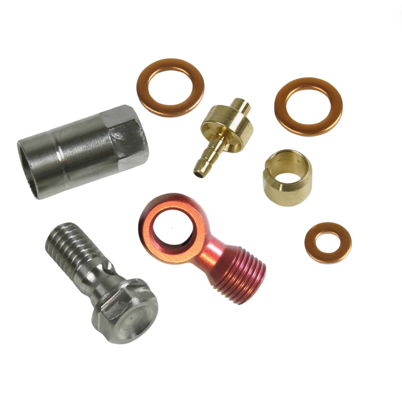 Hope 90 Degree Banjo Connector Pack: For 5mm Black Hose - All Colours - Image 5