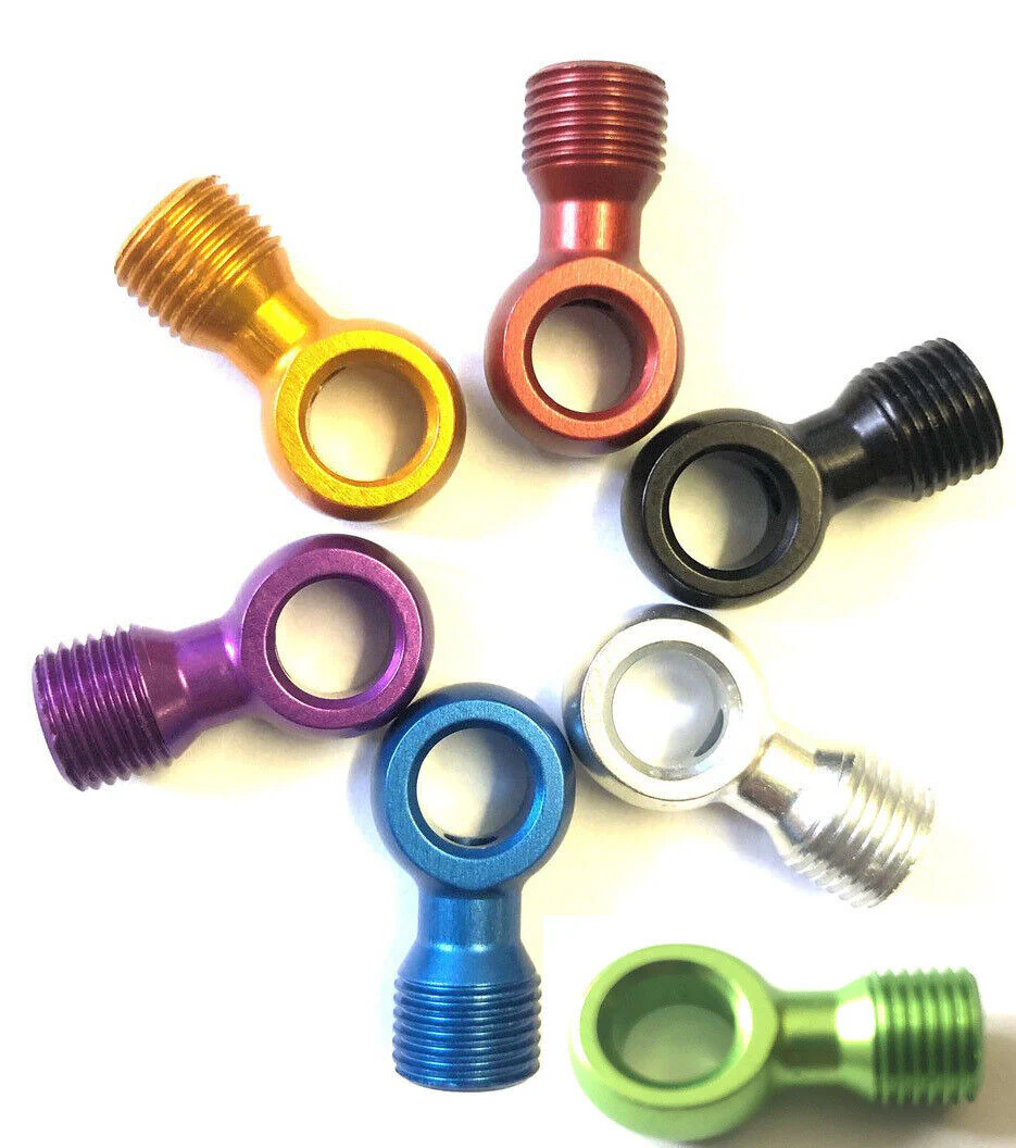 Hope 90 Degree Banjo Connector Pack: For 5mm Black Hose - All Colours - Image 9