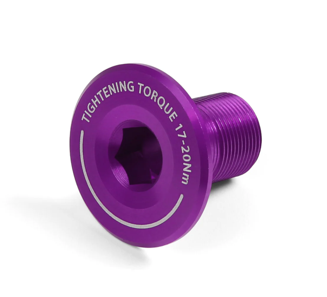 Hope Crankset Shaft End Cap. Crank Bolt: Various Colours - HC105-28 - Image 4