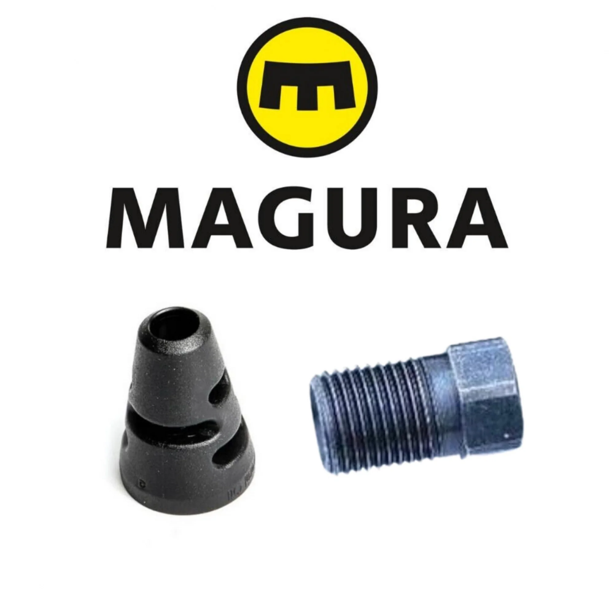 Genuine Magura Tubing Cover 0724699 and Sleeve Nut 0720446 HS Levers Black