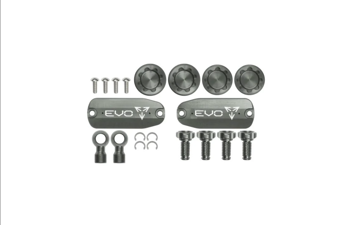 Hope Tech 4 EVO GR4 Brake Custom Kit - Lids Bore Caps Banjo Adj All Colours. - Image 4