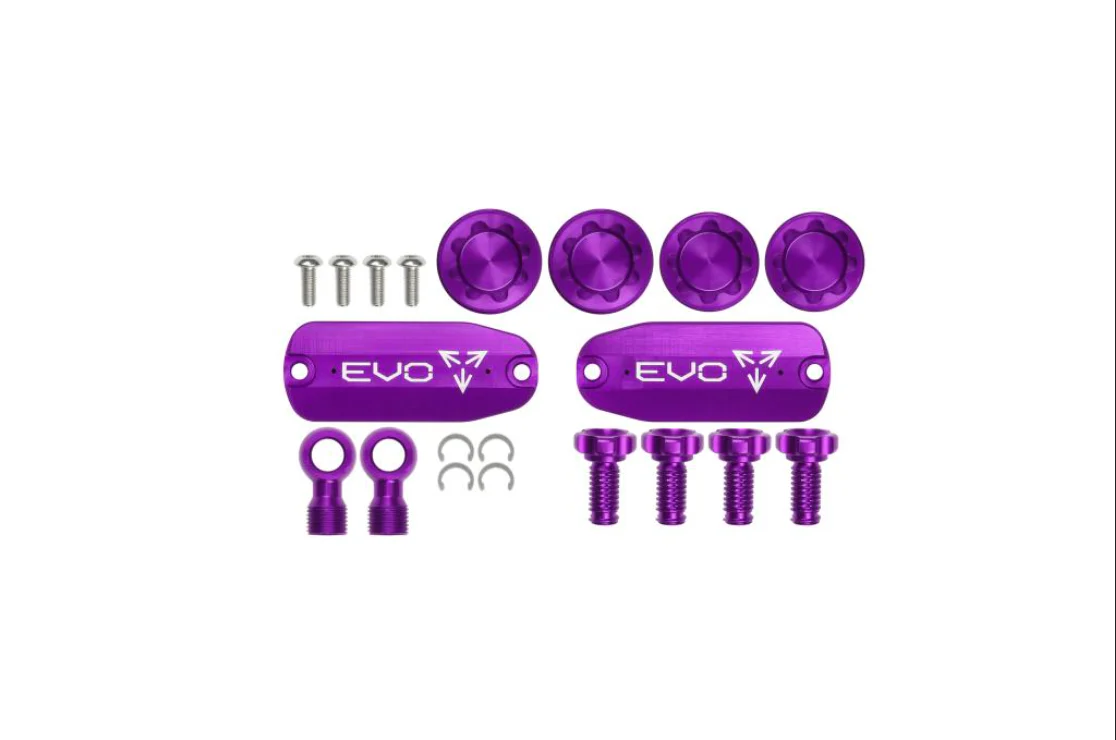 Hope Tech 4 EVO GR4 Brake Custom Kit - Lids Bore Caps Banjo Adj All Colours. - Image 6
