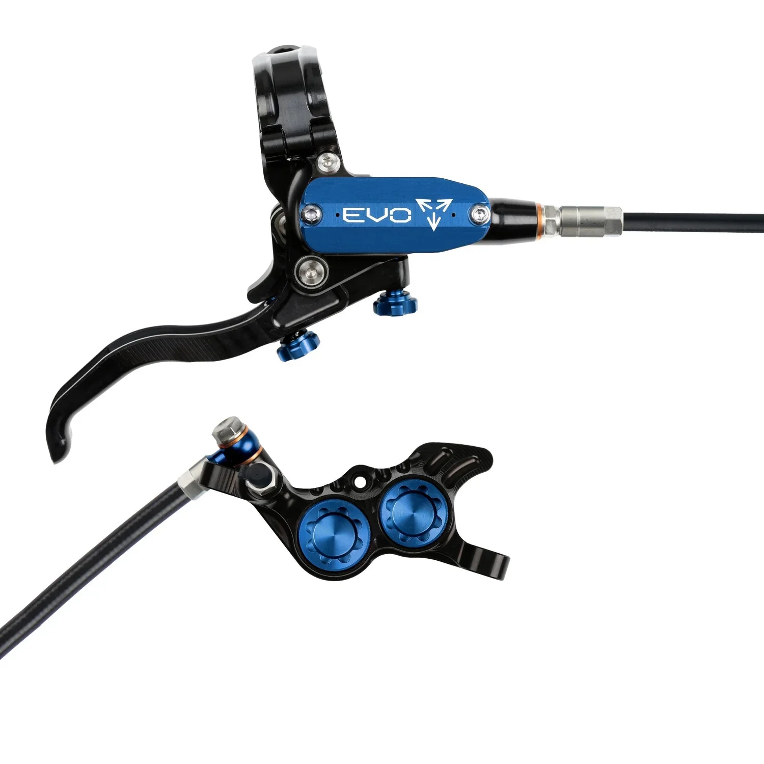 Hope Tech 4 EVO GR4 Complete Disc Brake No Rotor Black Hose - All Colours - Image 8
