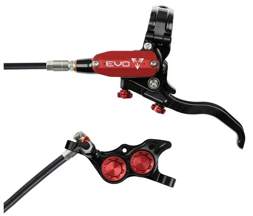 Hope Tech 4 EVO TR4 Complete Disc Brake No Rotor Black Hose - All Colours - Image 11