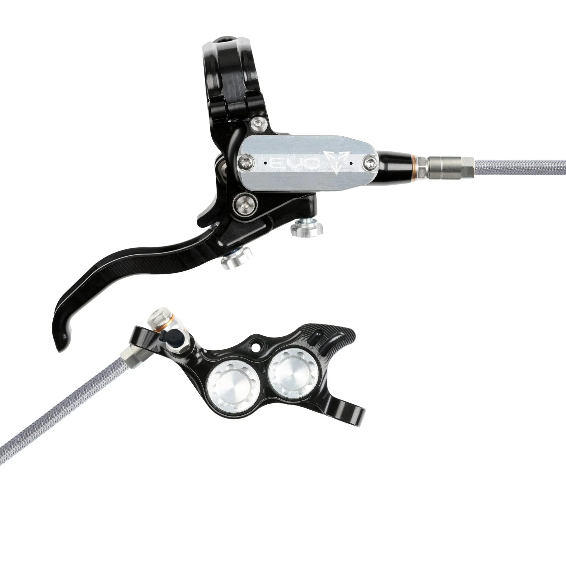 Hope Tech 4 EVO TR4 Complete Disc Brake No Rotor Black Hose - All Colours - Image 12