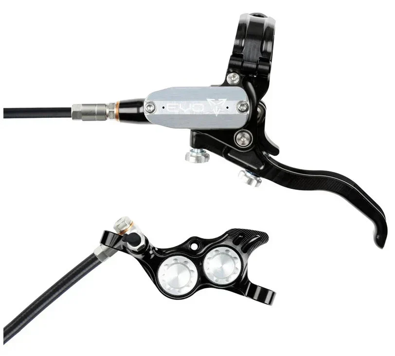 Hope Tech 4 EVO TR4 Complete Disc Brake No Rotor Black Hose - All Colours - Image 13