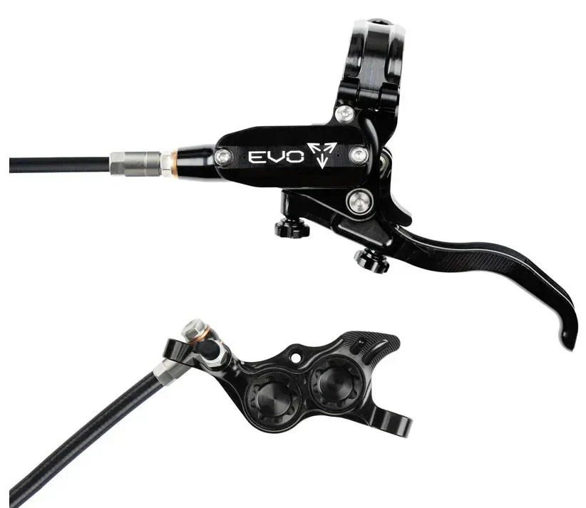 Hope Tech 4 EVO TR4 Complete Disc Brake No Rotor Black Hose - All Colours - Image 3
