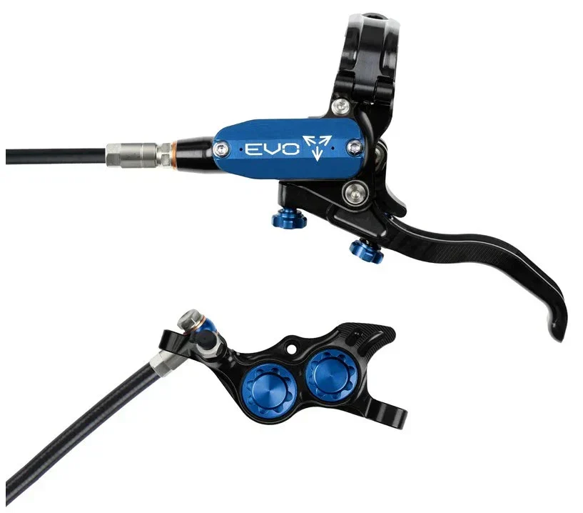 Hope Tech 4 EVO TR4 Complete Disc Brake No Rotor Black Hose - All Colours - Image 5