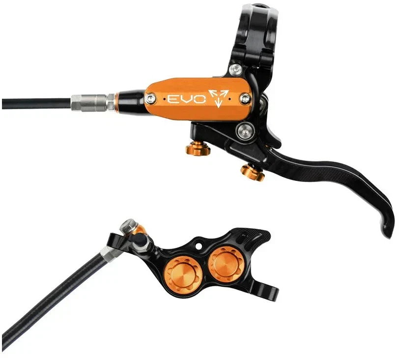 Hope Tech 4 EVO TR4 Complete Disc Brake No Rotor Black Hose - All Colours - Image 7