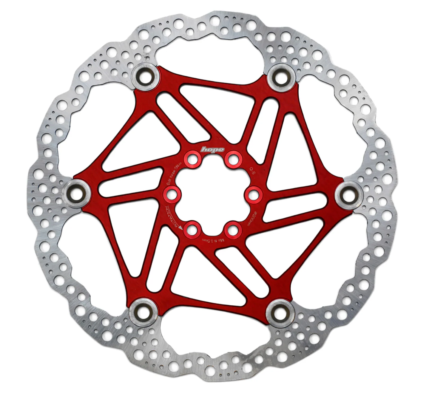 Hope Floating Disc Brake Rotor 6 Bolt. All Sizes & All Colours - HBSP330 - Image 10