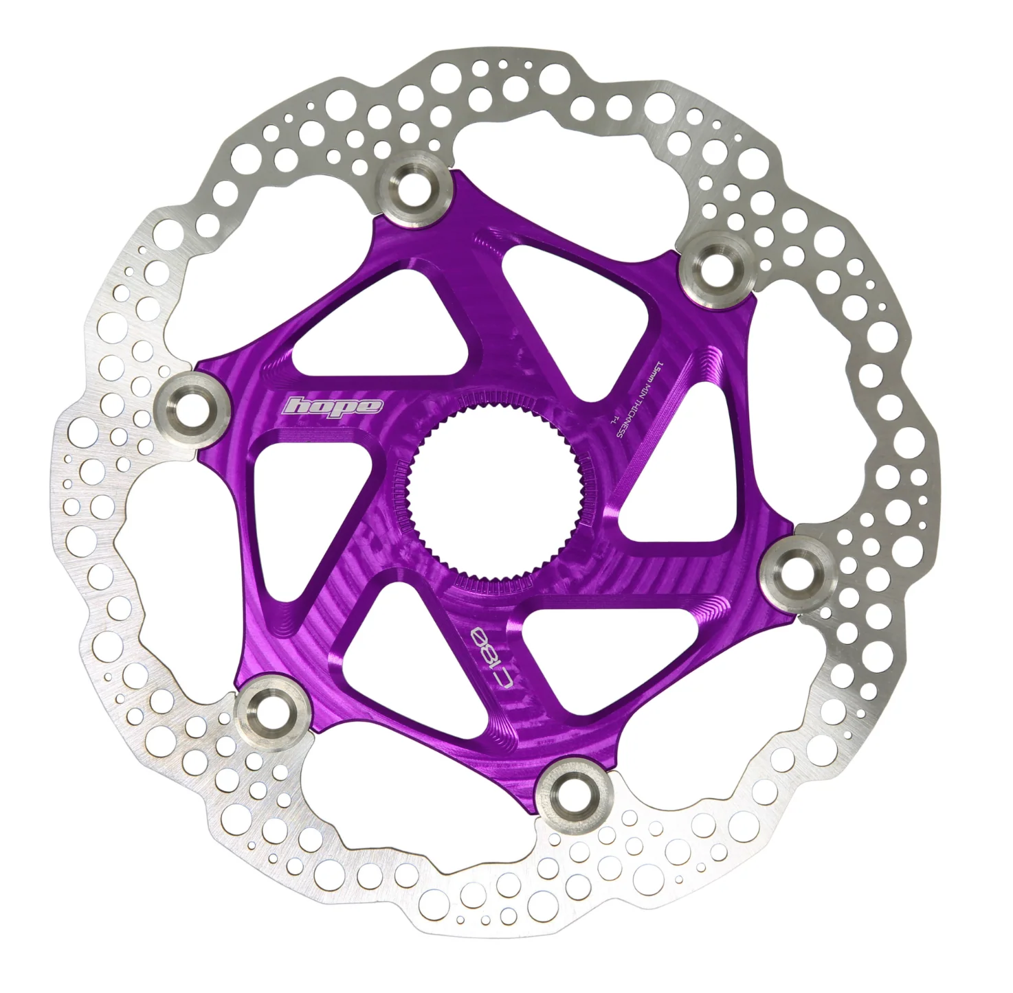 Hope Centre Lock MTB Floating Disc Brake Rotor - All Colours And Sizes - Image 6