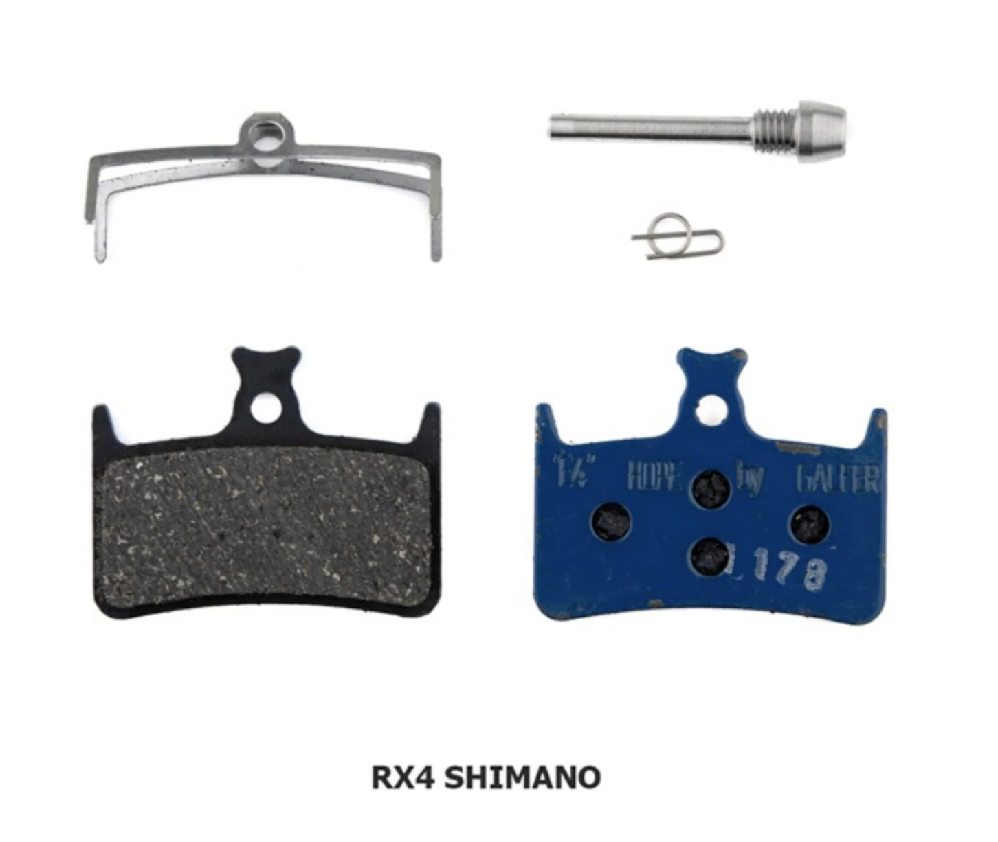 Hope RX4 Brake Pads - Road Compound. SRAM - SR4 - RX4+ Blue - Image 3