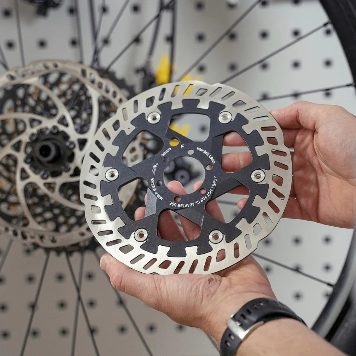 Magura MDR-P Disc Brake Rotor. 6 hole with 6 steel mounting bolts. 180mm, 203mm, 220mm. - Image 5