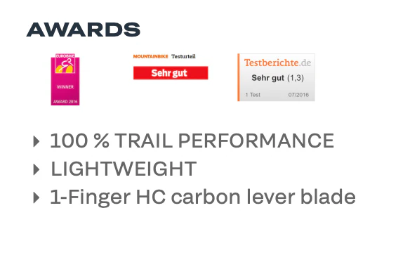 Magura MT Trail SL HC Disc Brake Set, 1-FINGER HC-CARBOLAY® LEVER BLADES, Suitable For Mounting Left or Right. 2701646 - Image 5