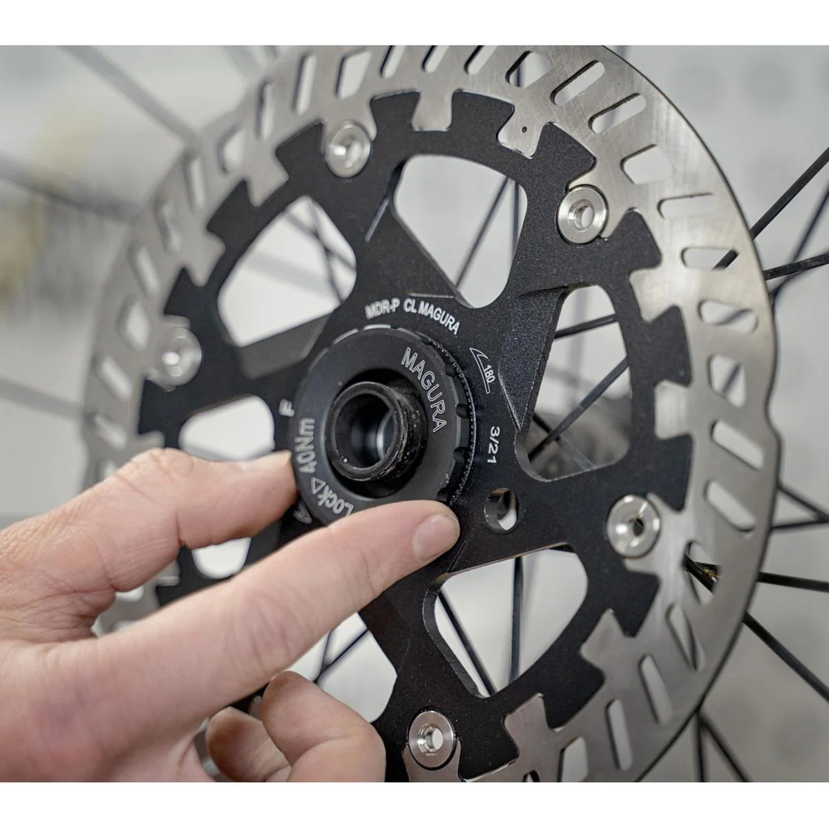 Magura Rotor MDR-P CL Disc Rotor. Center Lock External Lockring For Thru Axle 180mm 203mm - Image 3