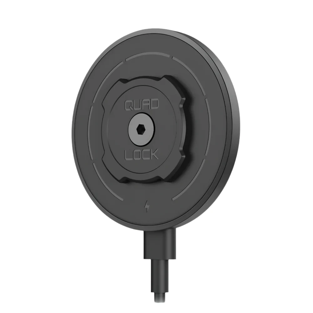 Quad Lock Wireless Charger Head for Car / Desk 360. V2 MAG