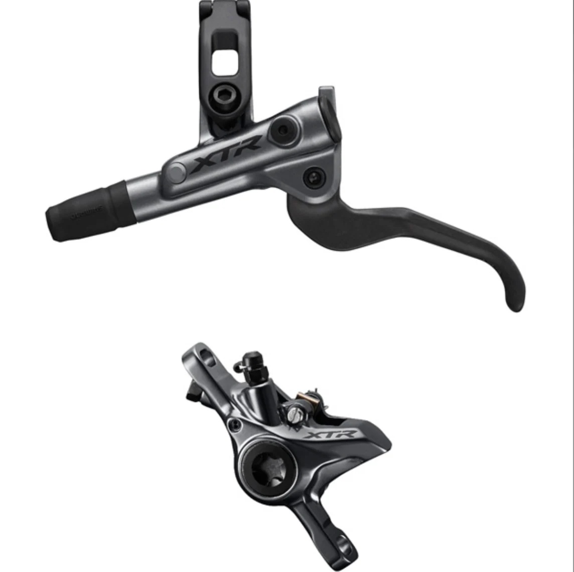 Shimano BR-M9100 XTR Bled I-spec-EV Ready Brake Lever / LEFT / Post Mount Calliper. - Image 2