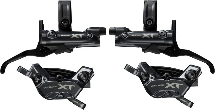 Shimano Deore XT Hydraulic Disc Brake BR-M8220 / BL-M8200 4 Pot Fully Bled.