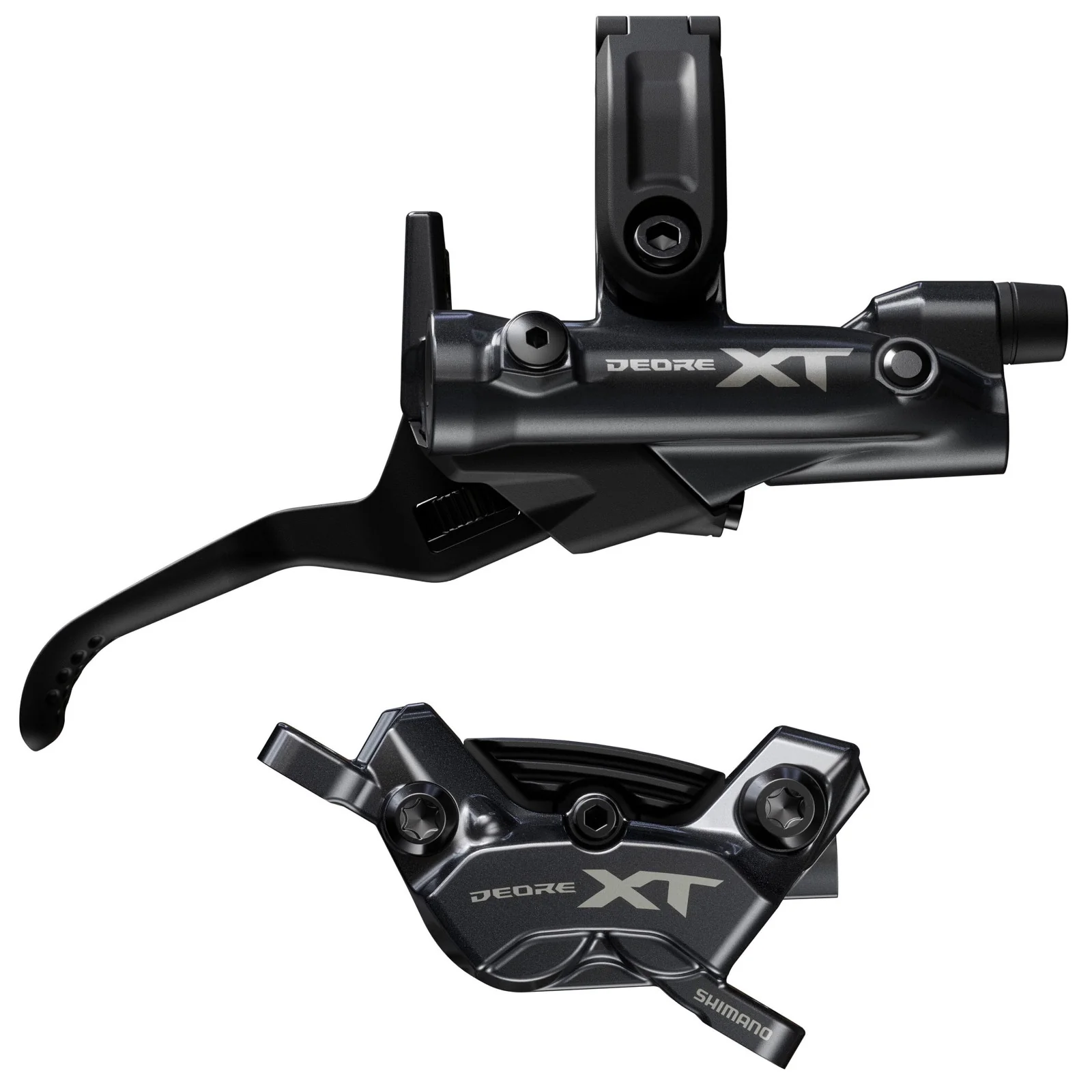 Shimano Deore XT Hydraulic Disc Brake BR-M8220 / BL-M8200 4 Pot Fully Bled. - Image 3