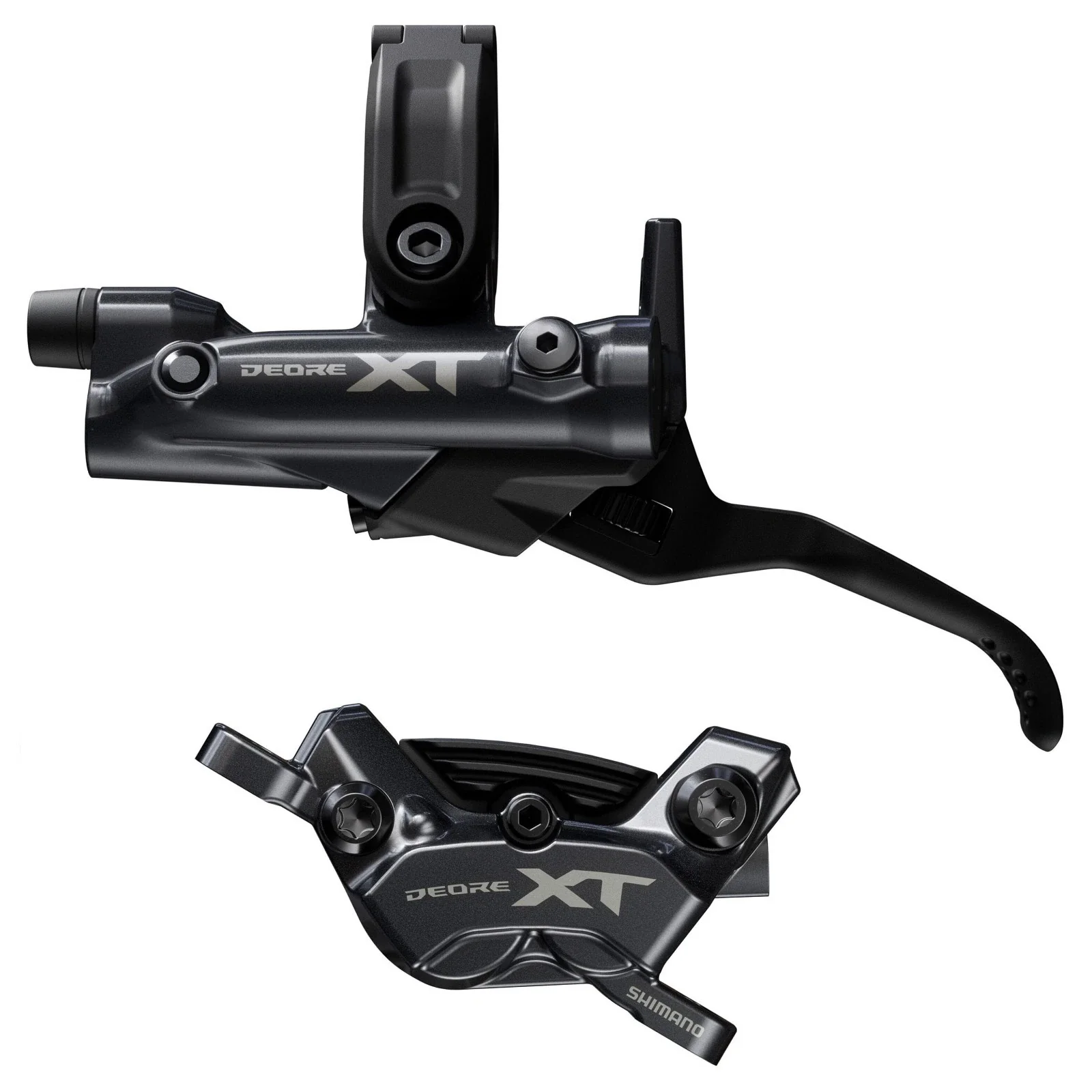 Shimano Deore XT Hydraulic Disc Brake BR-M8220 / BL-M8200 4 Pot Fully Bled. - Image 4