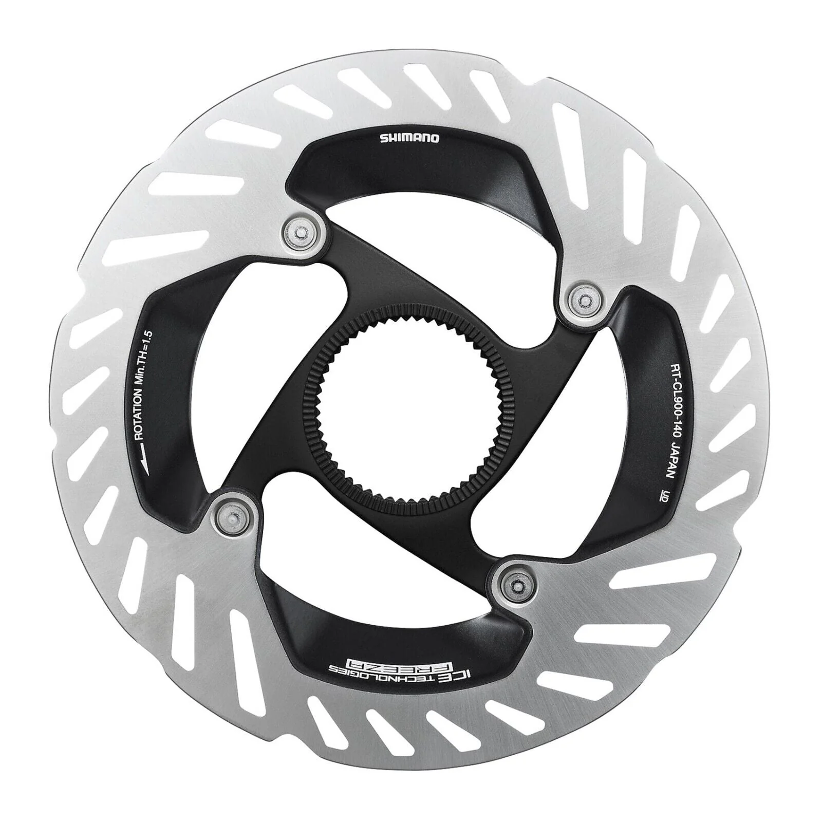 Shimano Dura-Ace RT-CL900 Ice Tech FREEZA rotor 160mm with Internal lockring and magnet. INT - Image 2