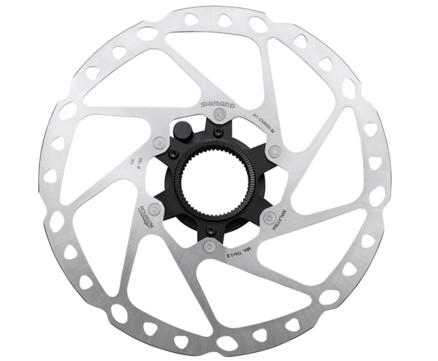 Shimano RT-EM600 Steps Centre-Lock Disc Rotor with Lockring and Magnet - 160mm 180mm 203mm EXT - Image 3