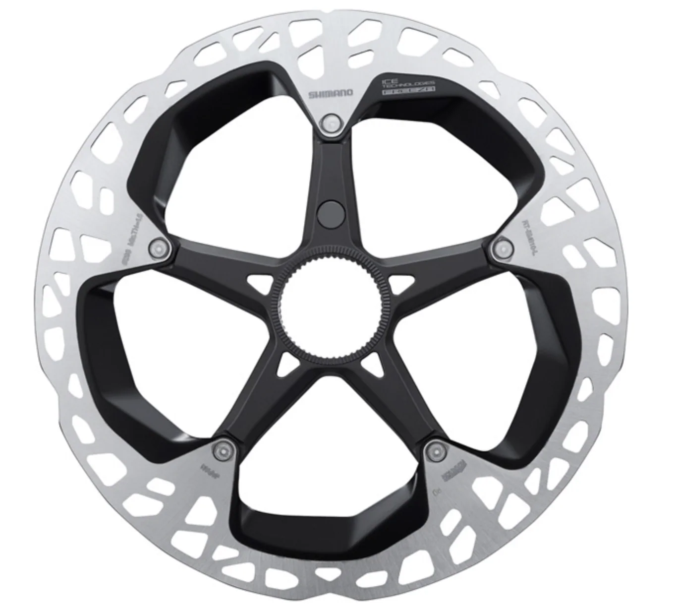 Shimano RT-EM910 STEPS E-bike FREEZA Rotor with Magnet and Lock-ring, Ice Tech. 160 180 203mm. EXT - Image 3
