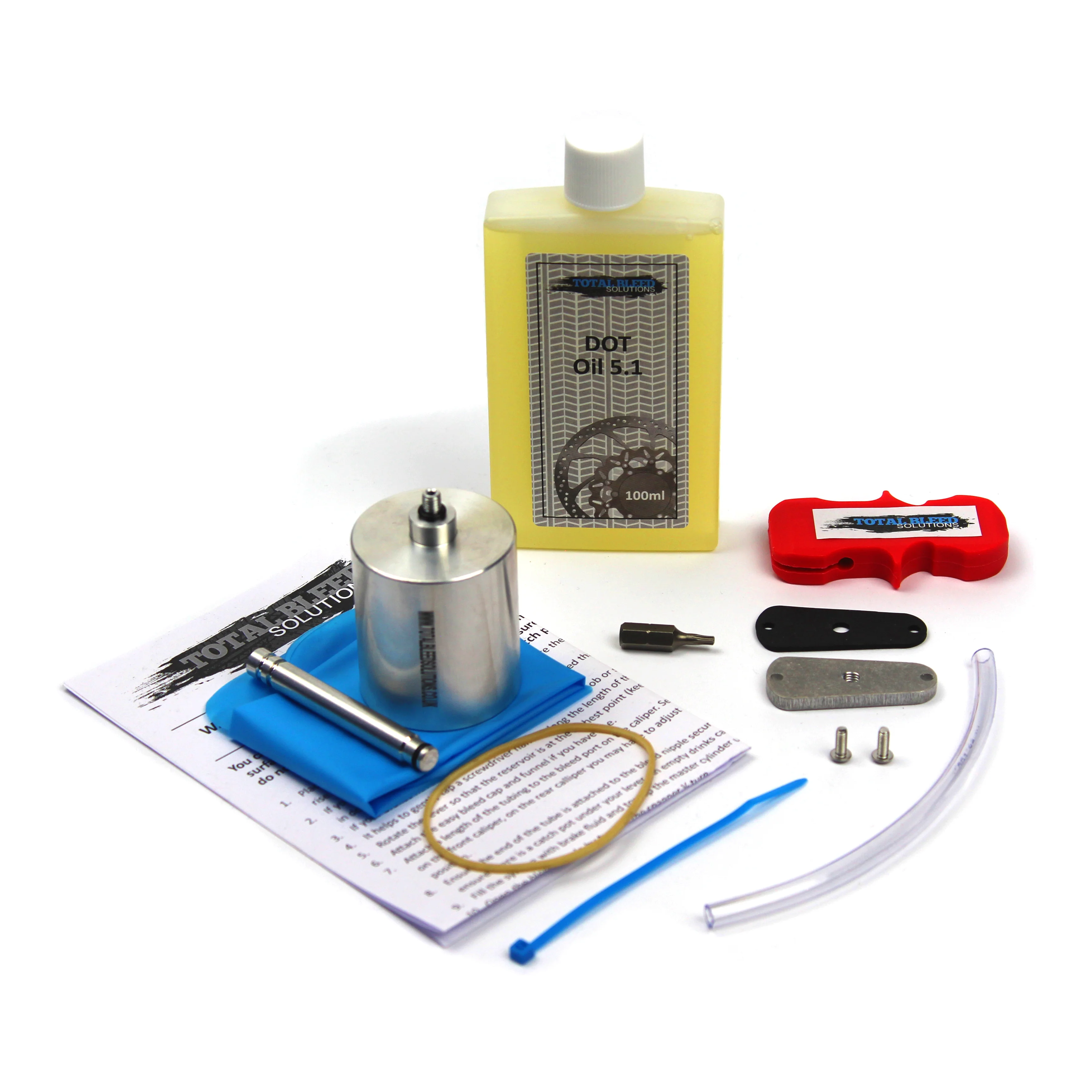 TBS Easy To Bleed Kit For Hope With Optional 100ml DOT Fluid - Image 3
