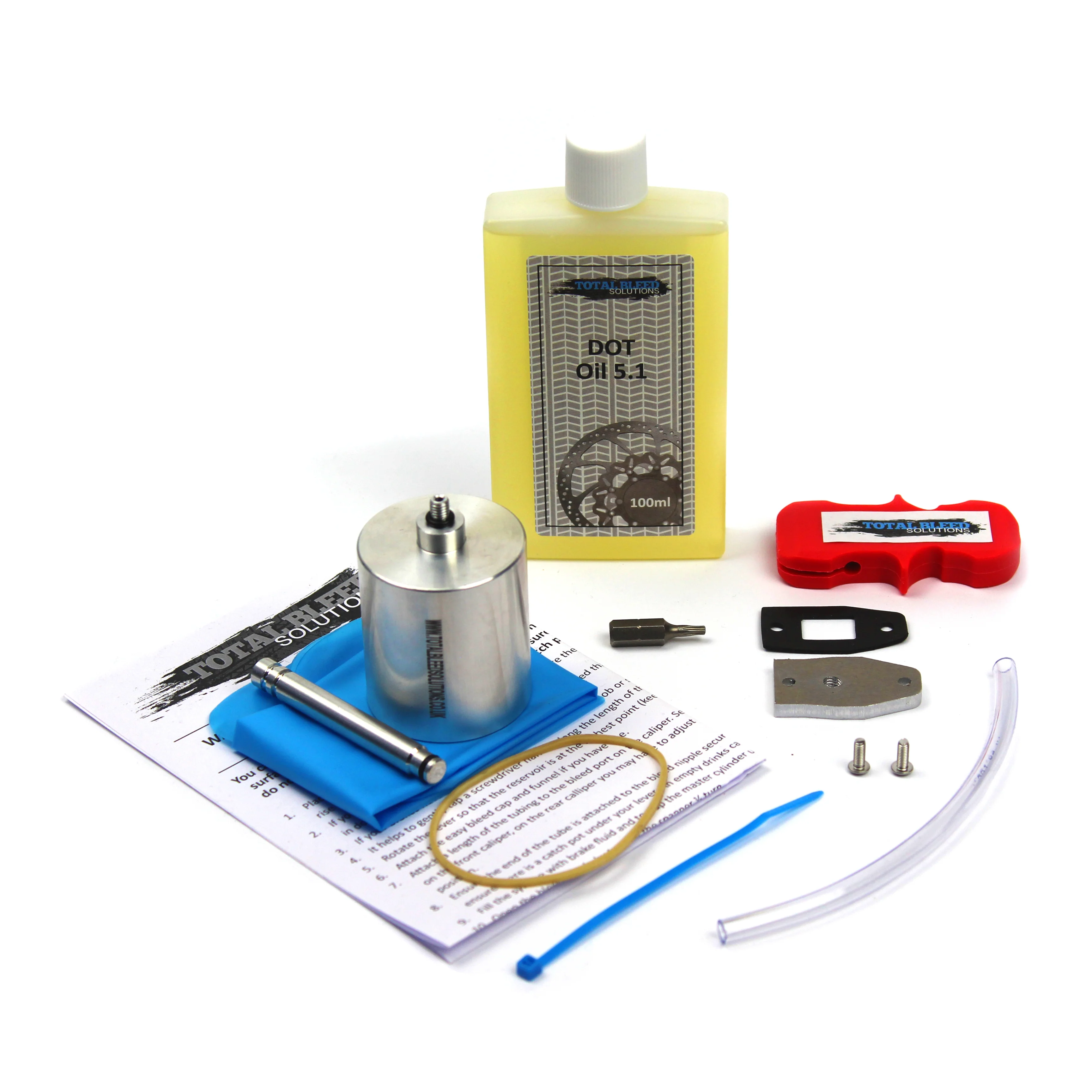 TBS Easy To Bleed Kit For Hope With Optional 100ml DOT Fluid - Image 5