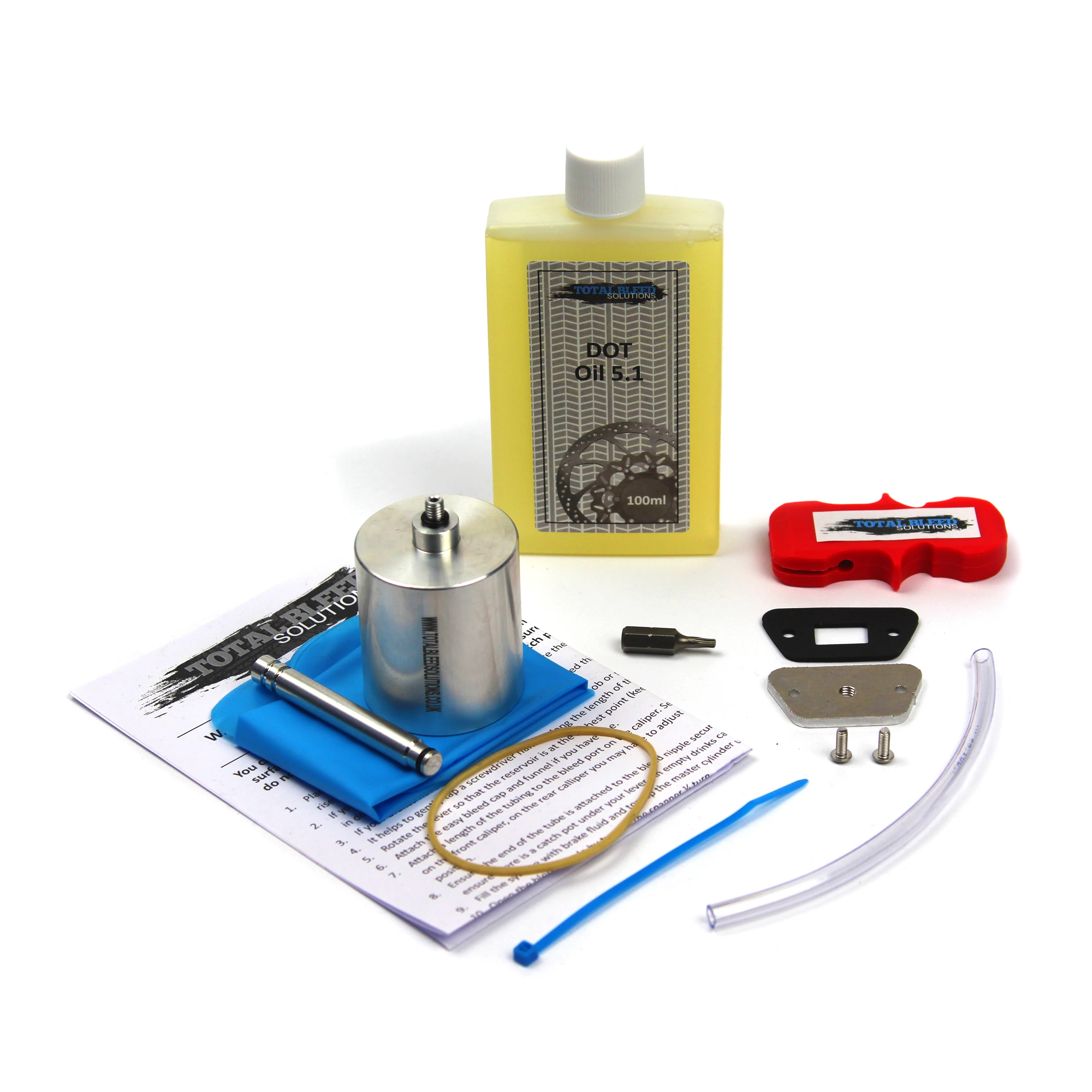 TBS Easy To Bleed Kit For Hope With Optional 100ml DOT Fluid - Image 7