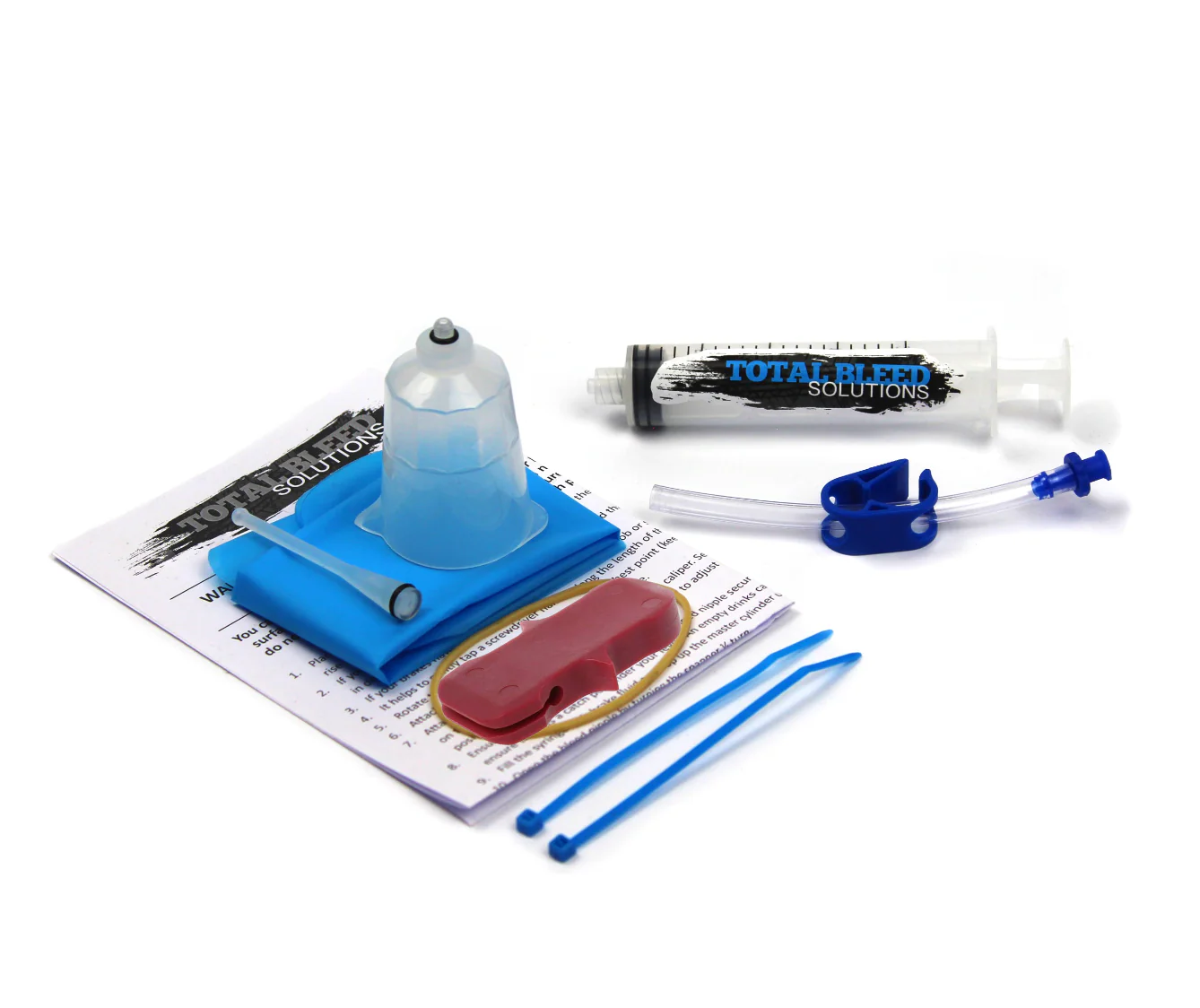 TBS FUNNEL Bleed Kit For Shimano Mountain With Optional 100ml Mineral Oil - Image 2