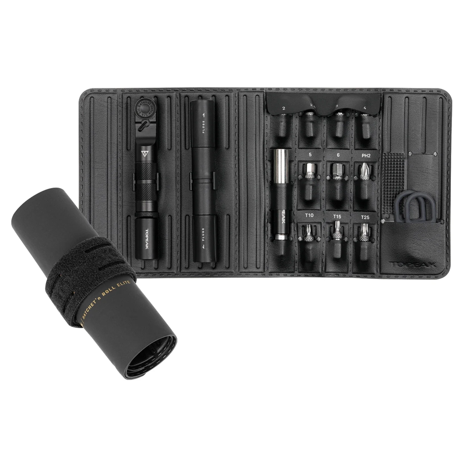 Topeak Ratchet N Roll Elite, Bits / Ratchet / CO2 Inflator / Repair Plugs & Tool