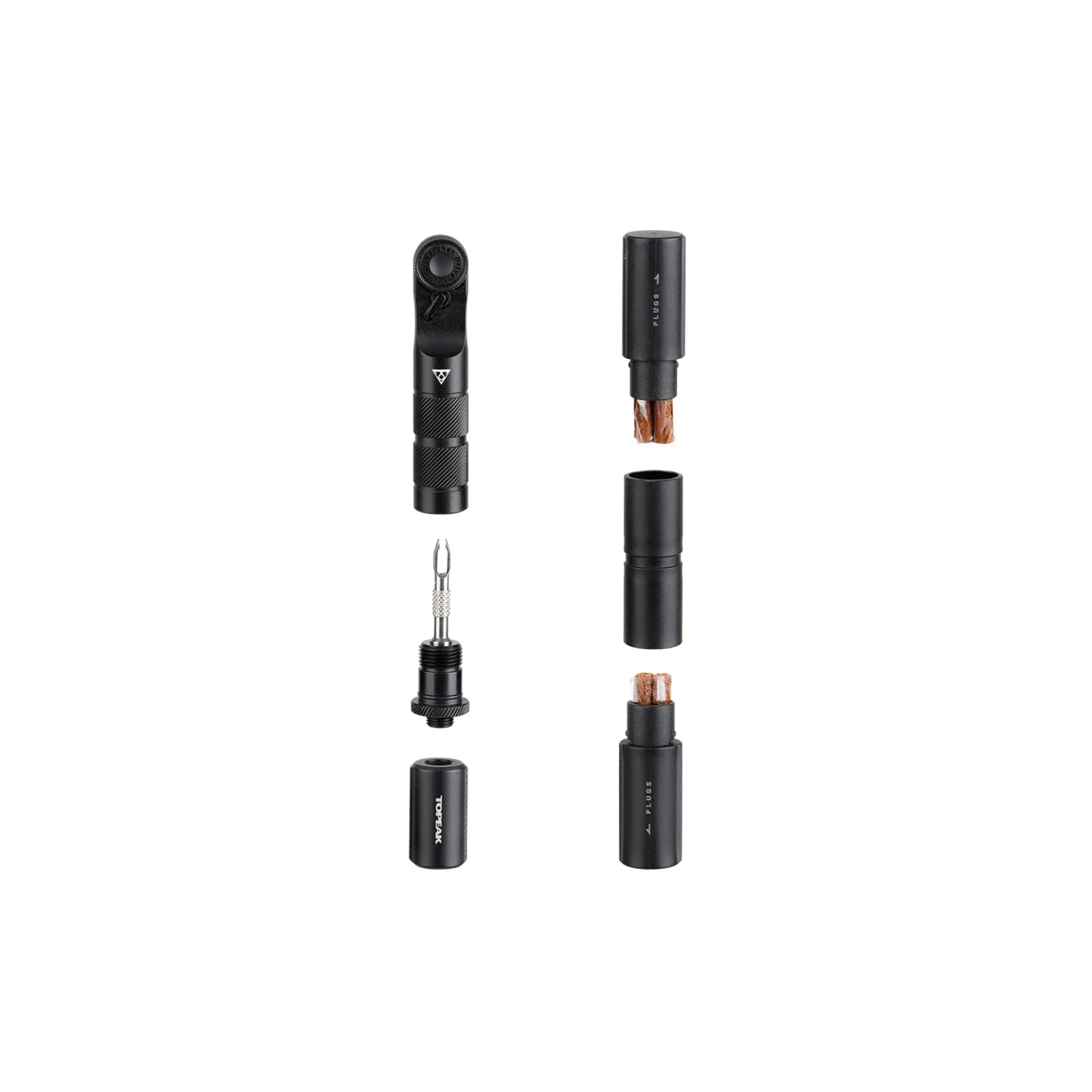 Topeak Ratchet N Roll Elite, Bits / Ratchet / CO2 Inflator / Repair Plugs & Tool - Image 3