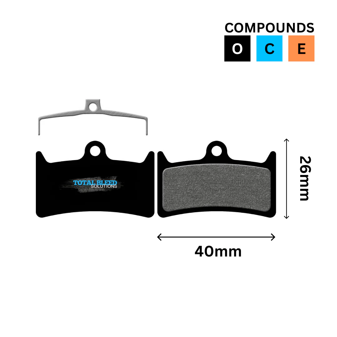 Hope Tech 3 V4 - Tech 4 V4 Disc Brake Pads by TBS